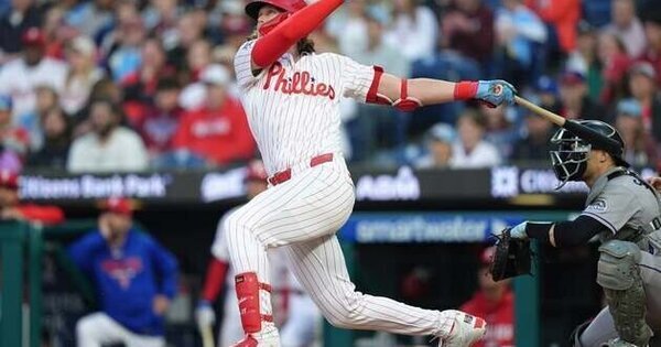 Alec Bohm homers twice, Phillies handle Rockies